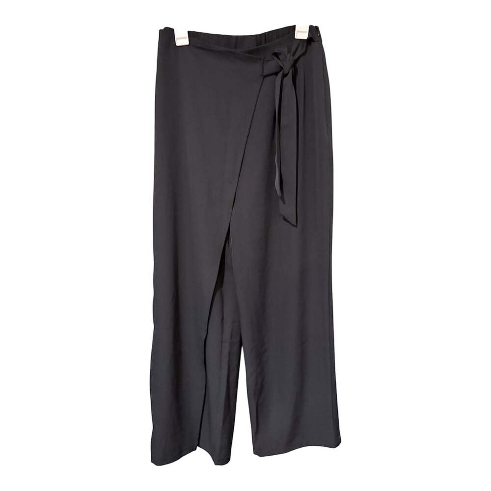 Halara Flex High-Waisted Tie Side Wide Leg Work Pants - Picture 4 of 8